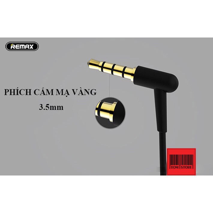 Tai nghe nhét tai In-ear Remax RM-510 - Hàng phân phối chính hãng #tainghe