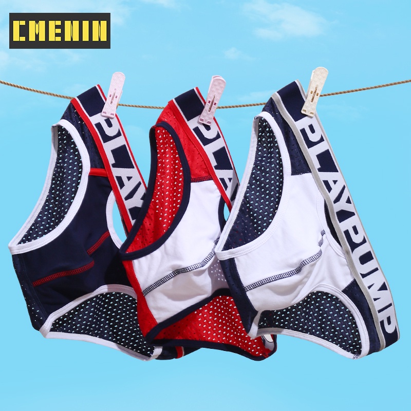 Quần Lót Nam Bằng Cotton Lưng Thấp Quyến Rũ PP9111