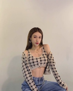 [ODER 4-16 ngay] Set áo len nữ jennie blackpink MS111