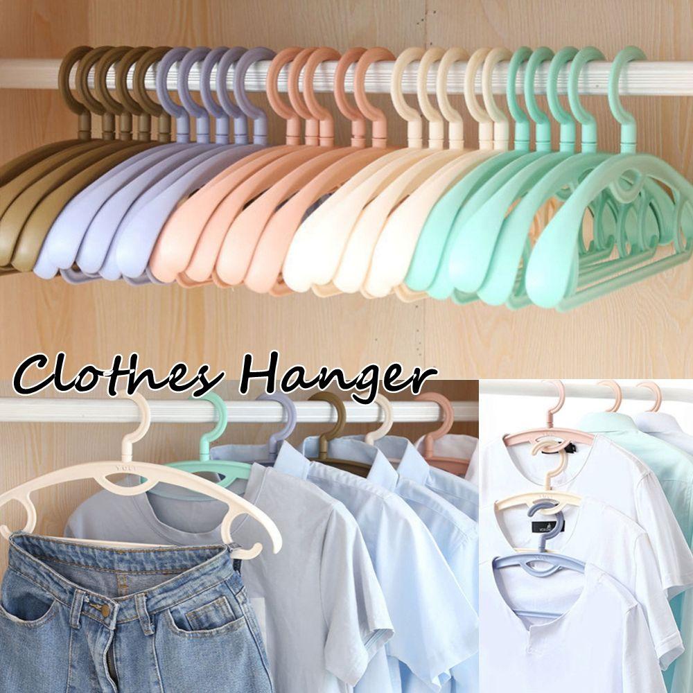 Móc Treo Quần Áo Màu Tím Chống Trượt Tiện Dụng