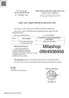 Sữa bột Nutricare Fine (cho bệnh nhân ung thư) 400g
