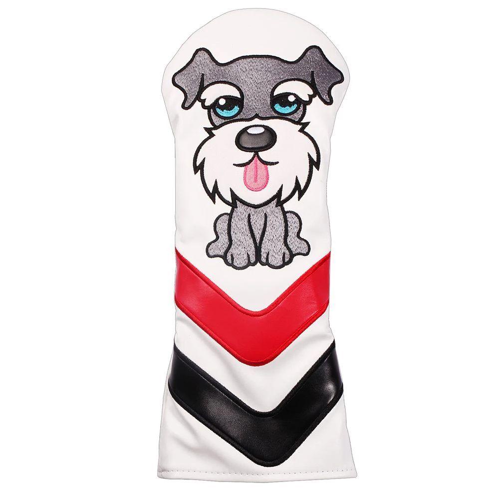 Vỏ Bọc Đầu Gậy Đánh Golf Bằng Da PU In Hình Chú Chó JARRED Dễ Thương Dùng Làm Quà Tặng