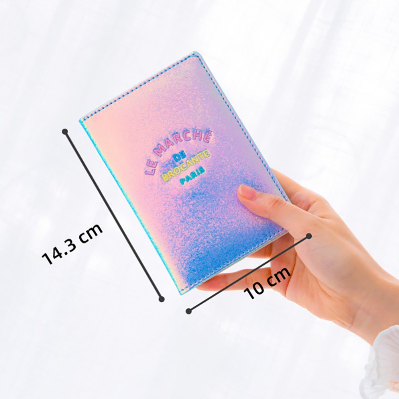 PASSPORT COVER PEARLESCENT LASER BLING BLING DỄ THƯƠNG 1306