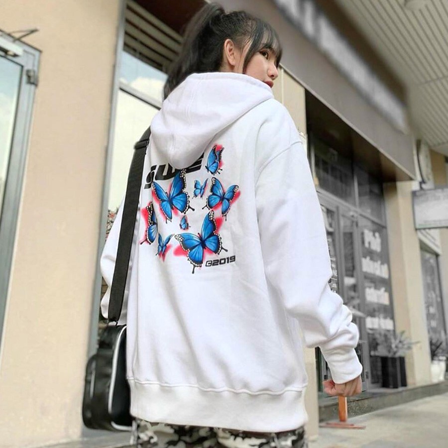 [Kèm Quà] ÁO HOODIE - ÁO KHOÁC NỈ NGOẠI SWE BƯỚM (HD1810 - Cổ Chui) - AK.STORE | BigBuy360 - bigbuy360.vn