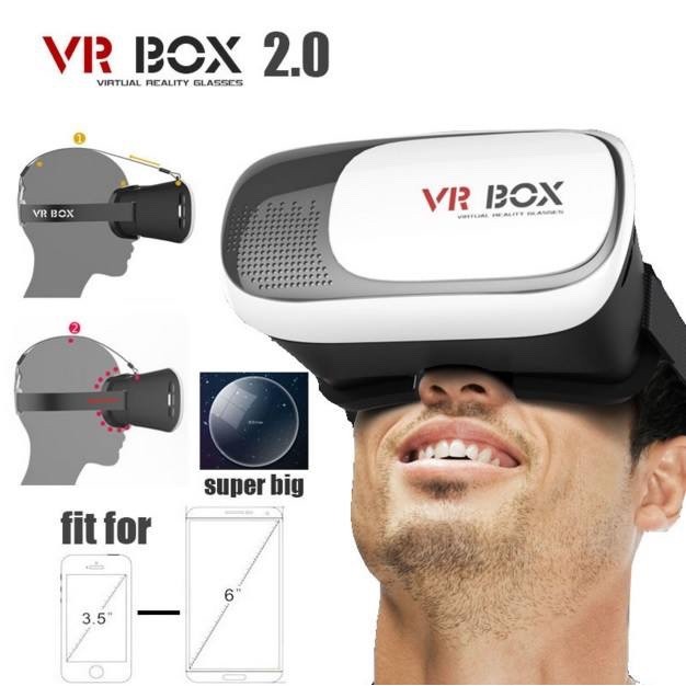 KÍNH SIÊU ẢO NhÌN XUYÊN THẤU XEM PHIM 3D VR-BOX 2