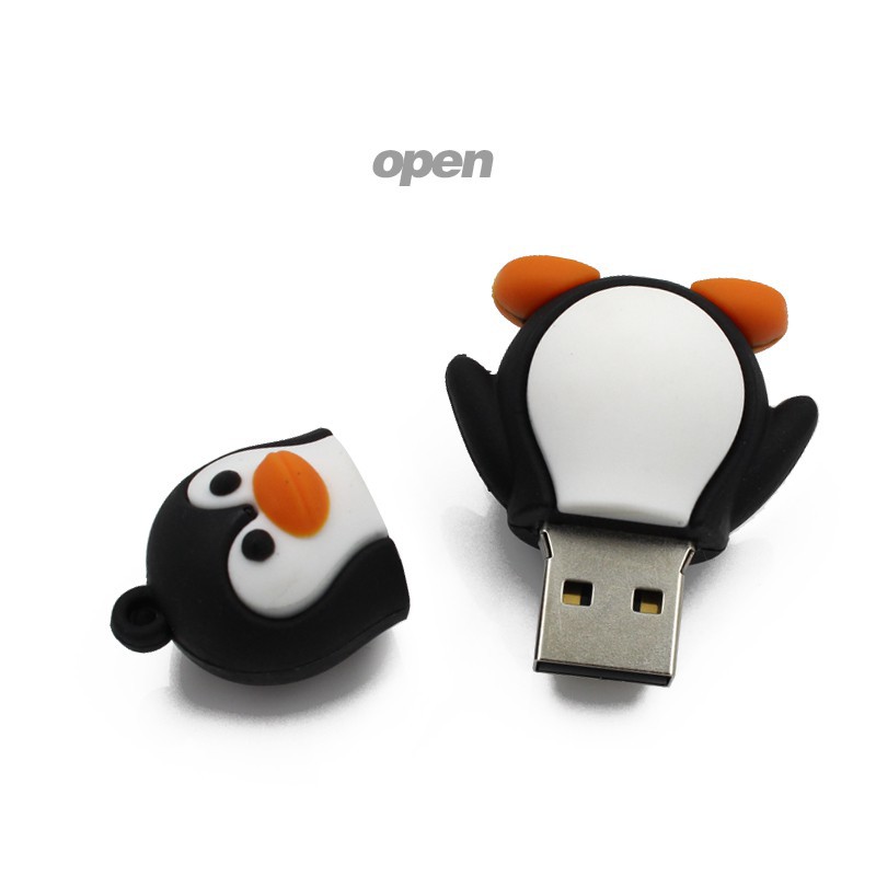 USB dung lượng 64GB hình chim cánh cụt dễ thương