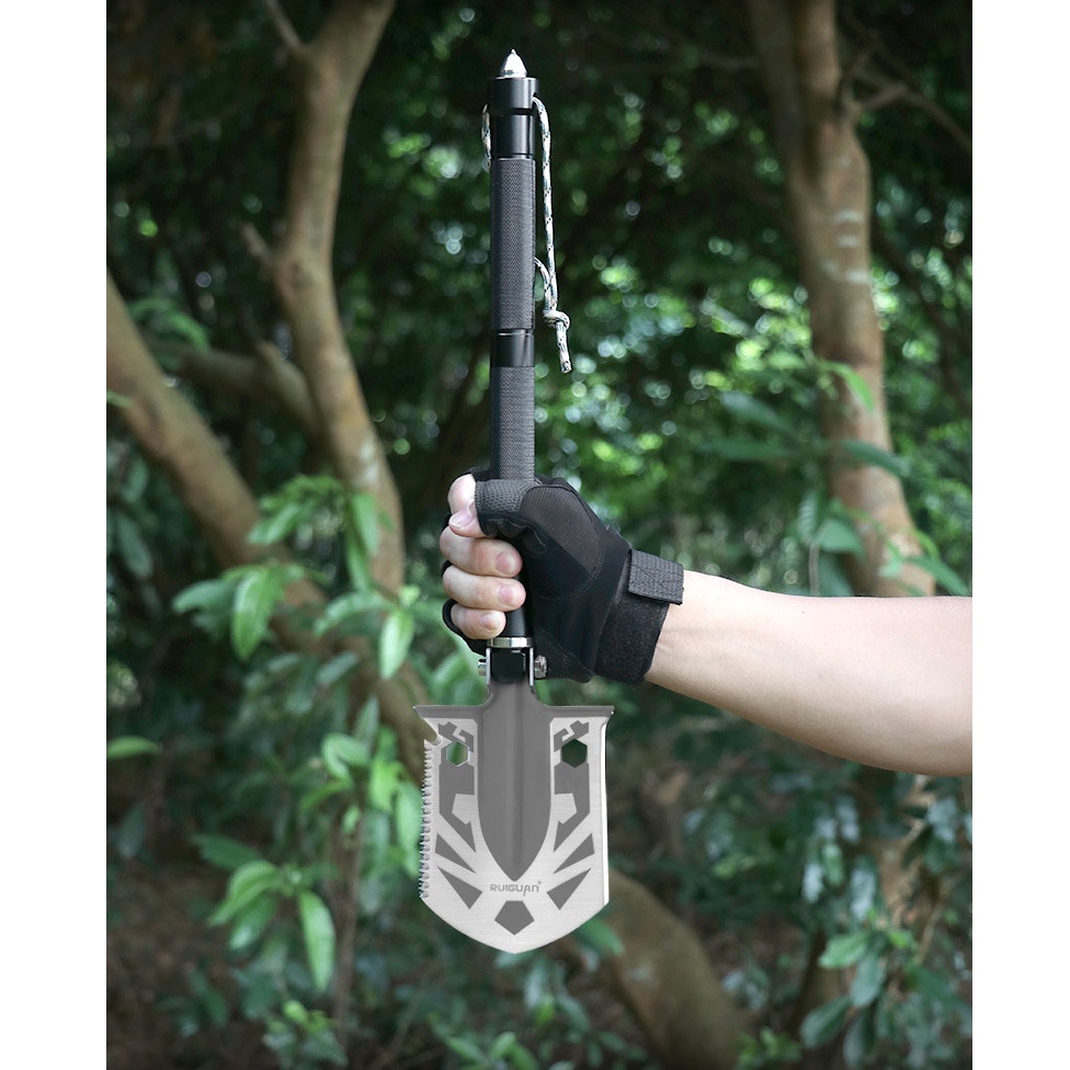 Xẻng Đa Năng [ 2 Khúc ] Xếp Gọn Đi Phượt, Cắm Trại