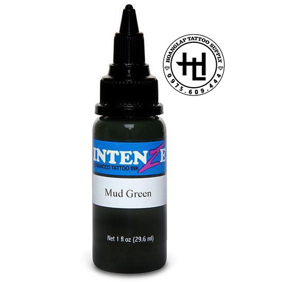 MỰC XĂM HÌNH MÀU XANH CHÍNH HÃNG INTENZE