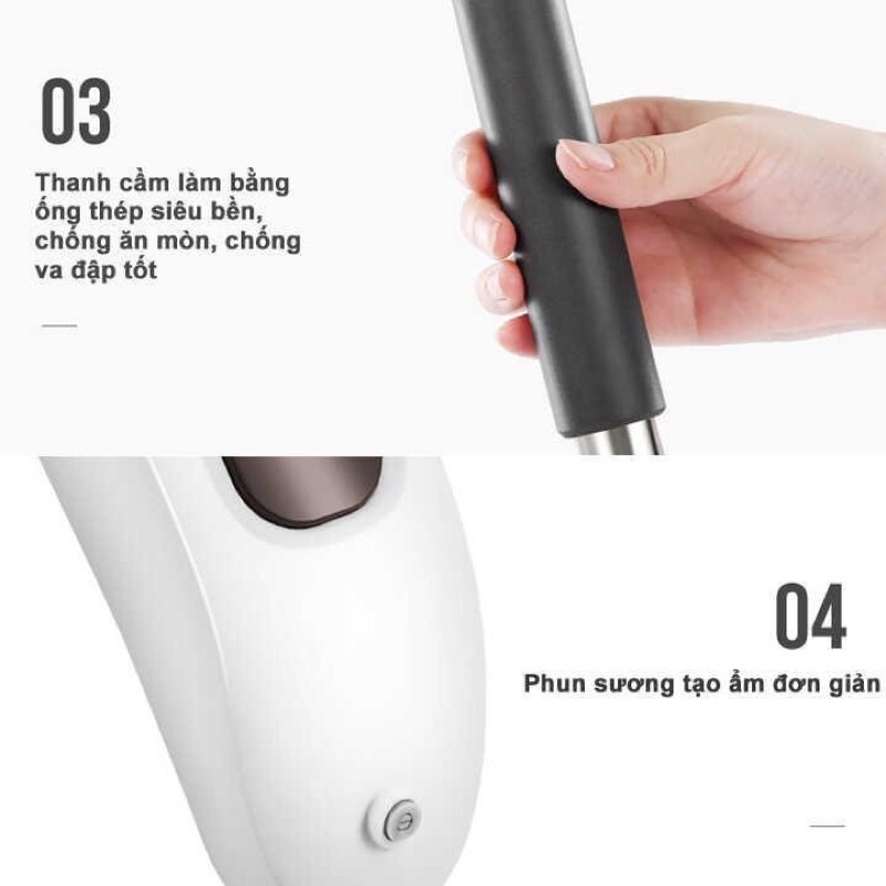 Cây Lau Nhà Phun Sương Xoay 360 Độ Aurora Chính Hãng