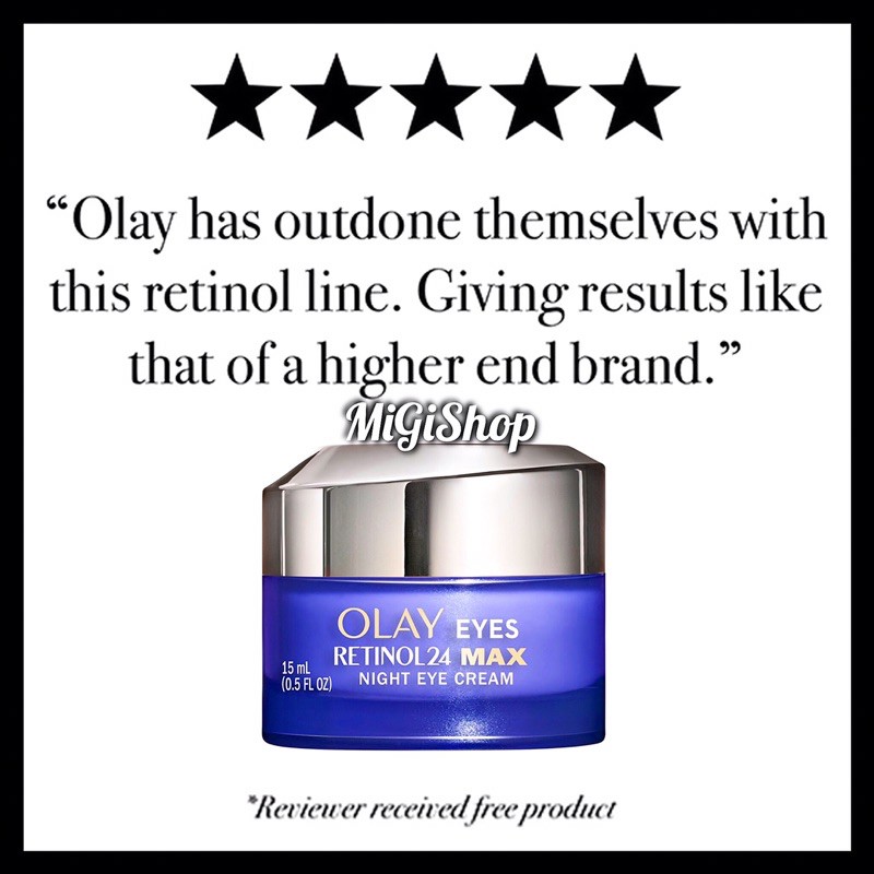 [Hàng Mỹ] Kem Mắt Olay Retinol 24 Max Night Eye Cream 15ml | BigBuy360 - bigbuy360.vn