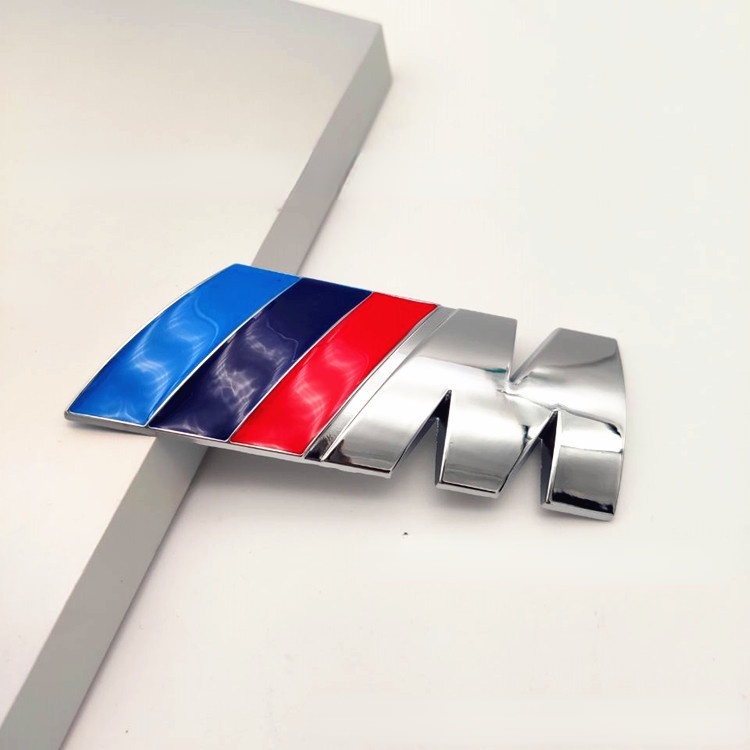 Logo kim loại dán trang trí xe ô tô BMW M 5 dòng M3 M5 X1M X3M X6