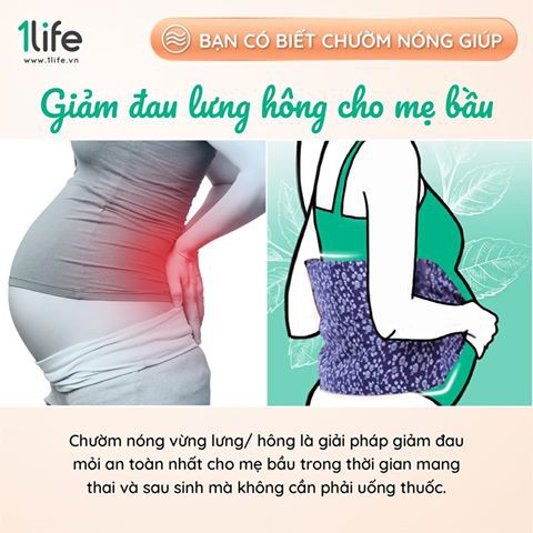 Gối Thảo Mộc / Túi thảo dược 1LIFE Chườm Lưng Bụng