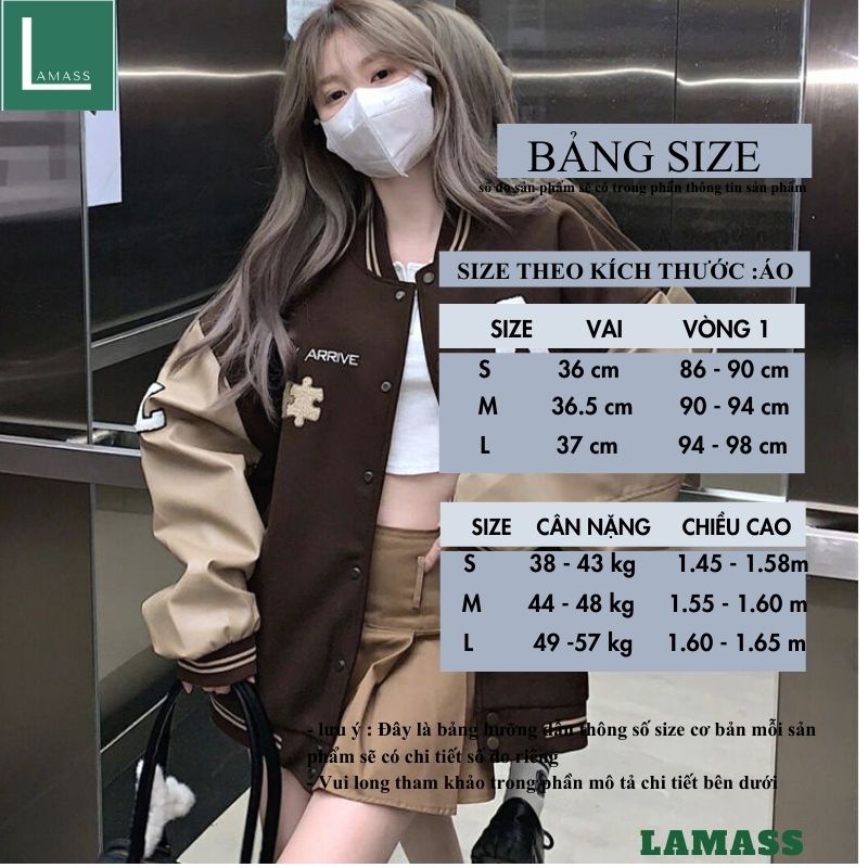 Áo khoác Bomber thể thao màu nâu thêu chữ A- Áo bóng chày jackit from rộng nam nữ UNISEX phối tay phong cách ulzzang