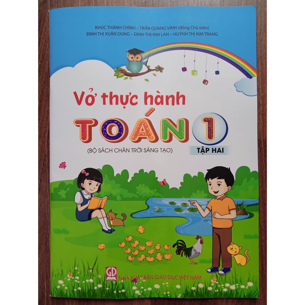 Sách - Vở Thực Hành Toán Lớp 1 - Tập 2 (Bộ Sách Chân Trời Sáng Tạo)