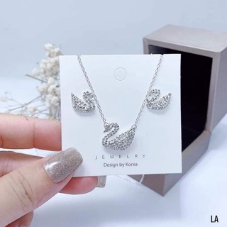 Bộ trang sức Thiên Nga bạc
