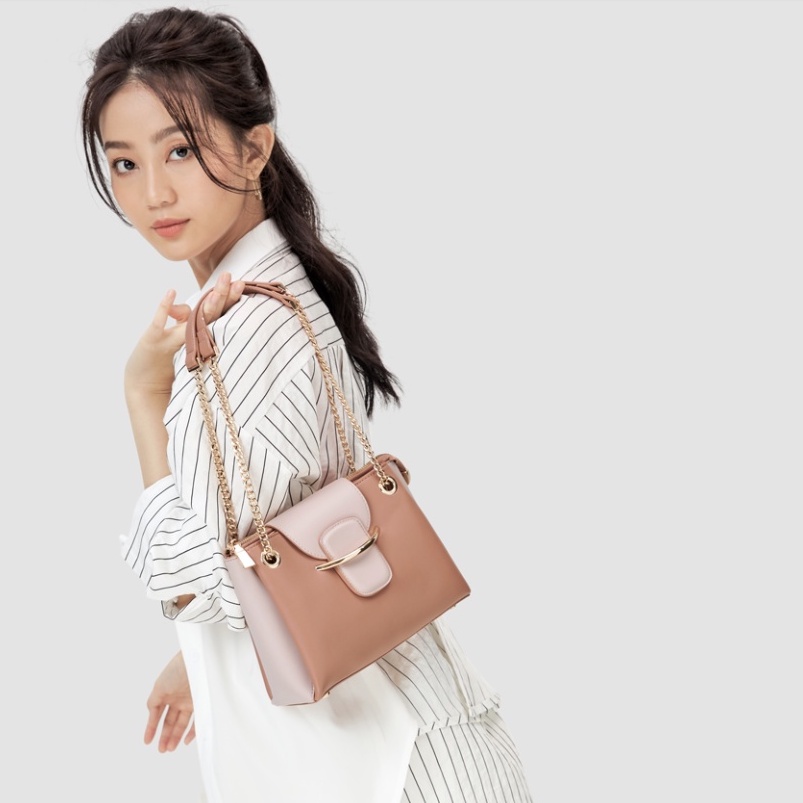 Túi Xách Nhỏ Nữ Thời Trang JUNO Buckle Flap TXN502