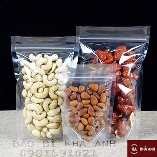 1KG TÚI ZIP TRONG ĐÁY ĐỨNG BAO BÌ CỰC XINH - BBKHAANH