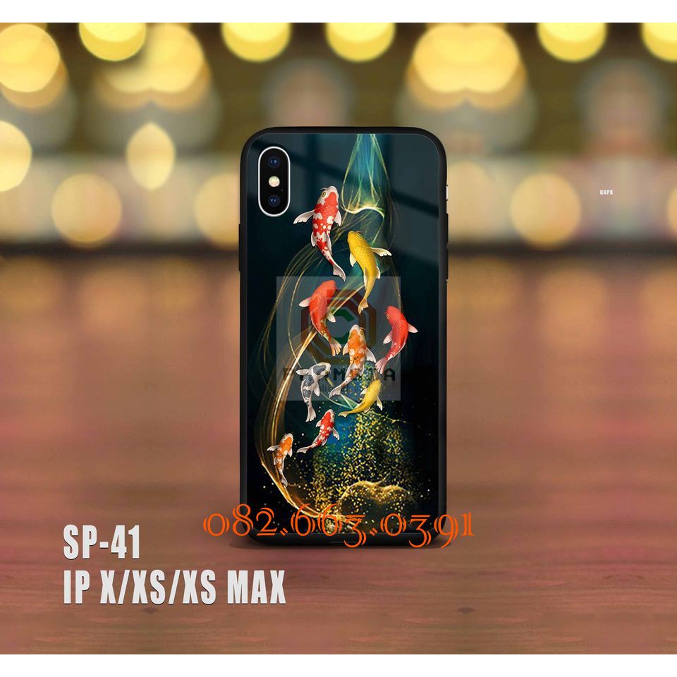 Ốp lưng IP X / XS / XS MAX hình cá koi siêu đẹp