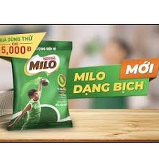 SALE LỖ_Thùng 48 bịch Milo uống liền dạng bịch 180ml