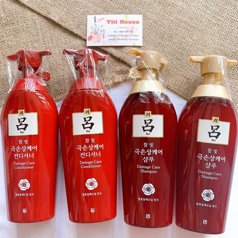 [ FREE SHIP] Dầu gội xả Ryo Damage Care Shampoo