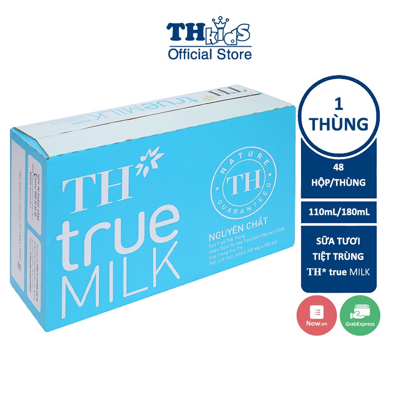 Thùng 48 Hộp Sữa Tươi Tiệt Trùng TH True Milk