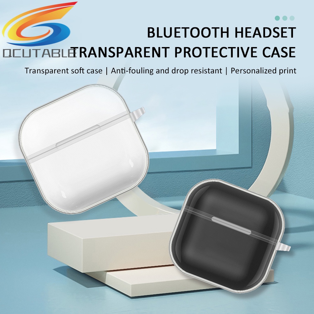 Vỏ bảo vệ hộp tai nghe Bluetooth Lenovo LP40 bằng TPU mềm trong suốt tiện dụng chất lượng cao