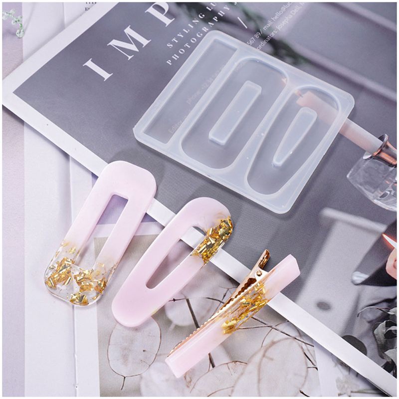 Khuôn Nhựa Dùng Tạo Hình Kẹp Tóc Hình Cầu Vồng Độc Đáo