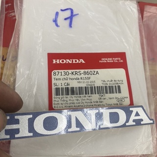 Tem Honda Bửng Trong Anpha zin hãng.