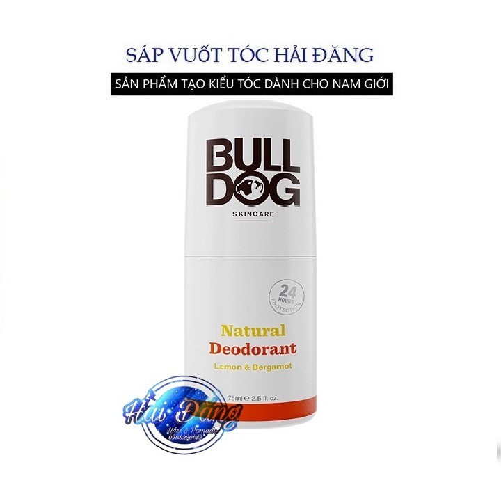 [ Chính Hãng UK ] Lăn Khử Mùi cho nam Bulldog Lemon &amp; Bergamot Natural Deodorant