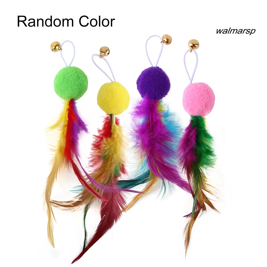 Đồ Chơi Quả Cầu Lông Vũ Dành Cho Mèo Cưng