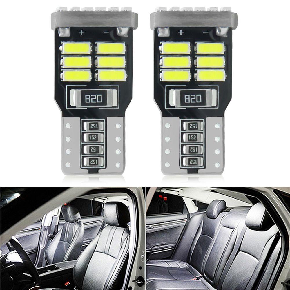 Set 2 Đèn LED COB 4014 18SMD Siêu Sáng Gắn Biển Số Xe Ô Tô