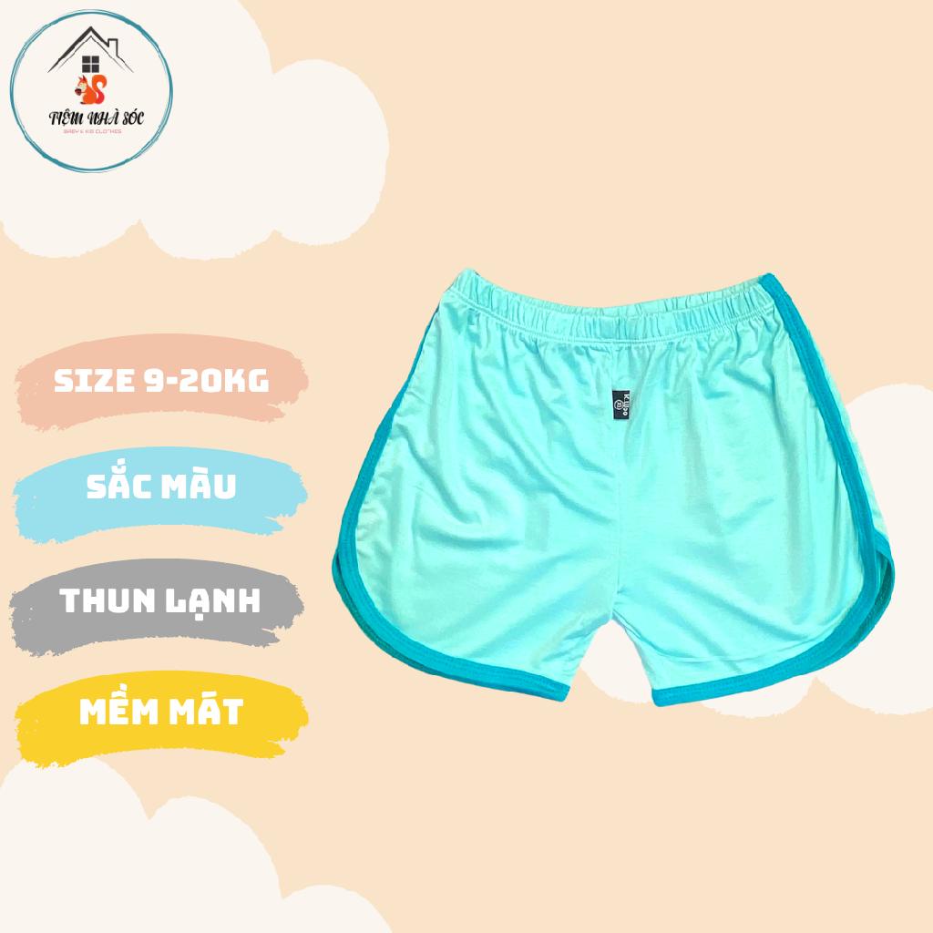 Quần đùi thun lạnh cho bé [size từ 9 - 20 kg] Tiệm Nhà Sóc