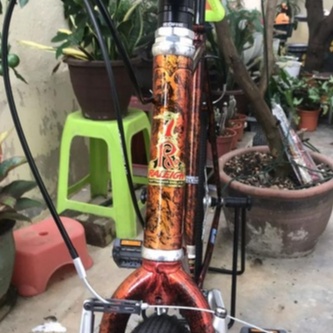 Miếng Dán Trang Trí Xe Đạp Phong Cách Anh Quốc