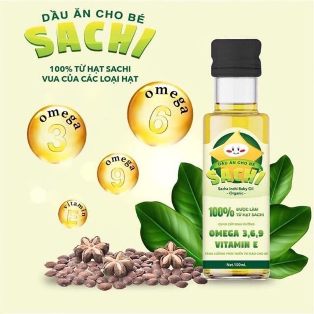 Dầu SACHI cho bé ăn dặm 6m+