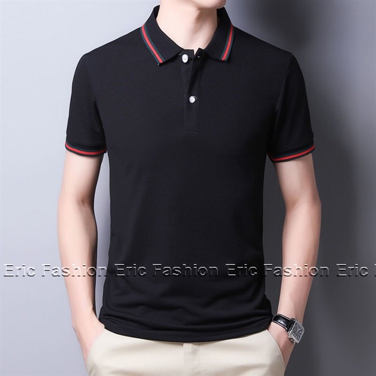 Áo polo nam nữ Eric Fashion, áo thun nam nữ cộc tay form rộng thể thao, áo phông cặp có cổ tay lỡ đẹp xịn | BigBuy360 - bigbuy360.vn