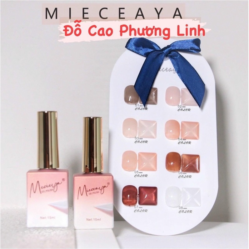 Set sơn thạch 8 màu Mieceaya cao cấp hot nhất 2022 Freeship