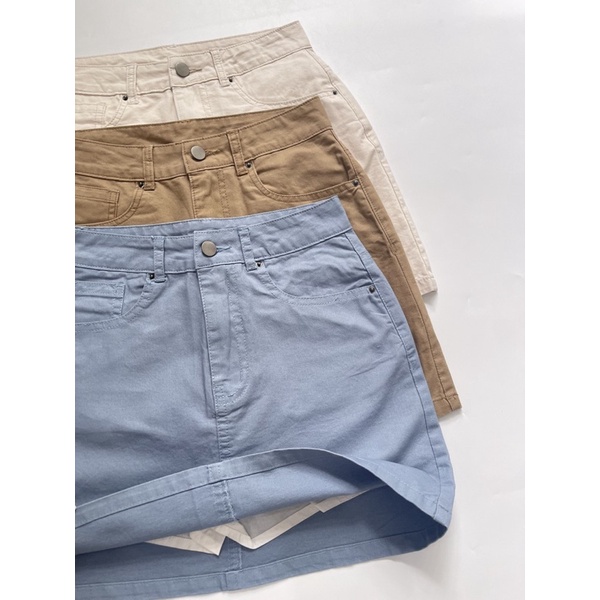 Chân váy kaki có lót quần