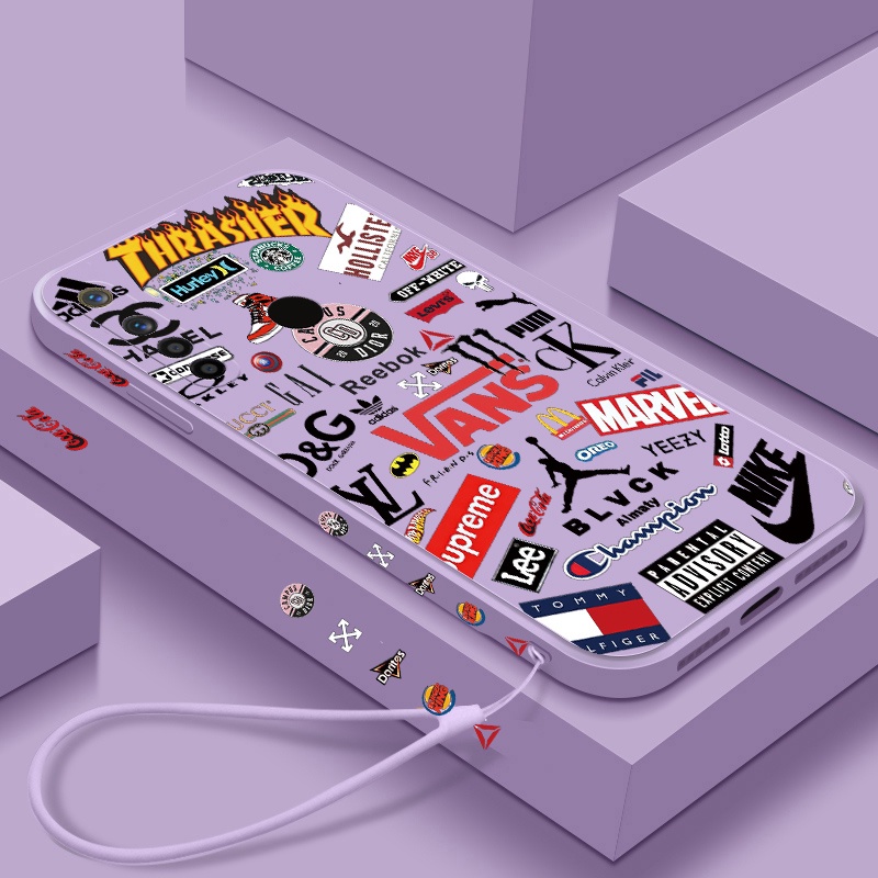 Ốp Điện Thoại Tpu Chống Sốc In Logo Thời Trang Cho Realme 5 5i 6i C3 6 9 Pro Plus 5G 9i 7 7Pro Realme C35 8