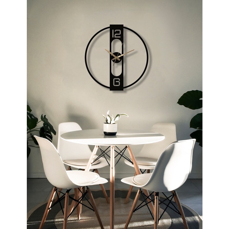Đồng Hồ Treo Tường CNC Decor Kim Trôi Trang Trí Phòng Khách, Phòng Ngủ, Quán Cafe, Phong Cách Hiện Đại HAPPY DECOR DH013