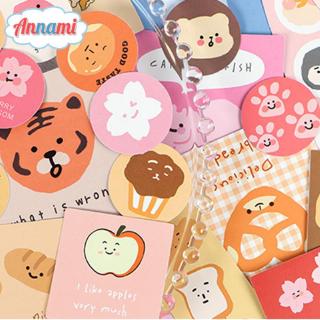 Annami 40Pcs Stickers Lovely Snack Sakura DIY Scrapbooking Journal Sticker Stationery