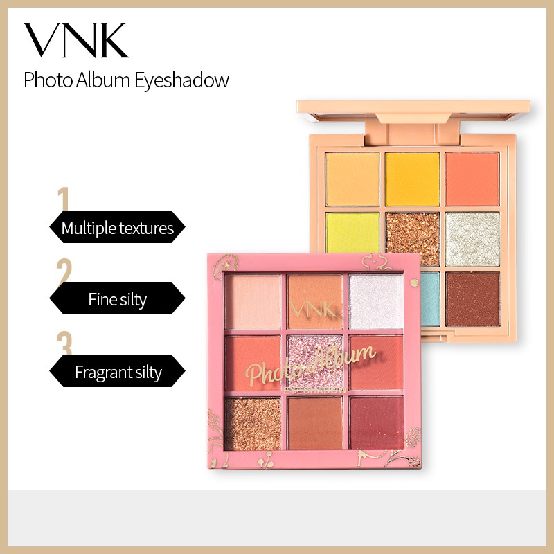 VNK 9 Colors Photo Album Eyeshadow Eye Shadow Make Up