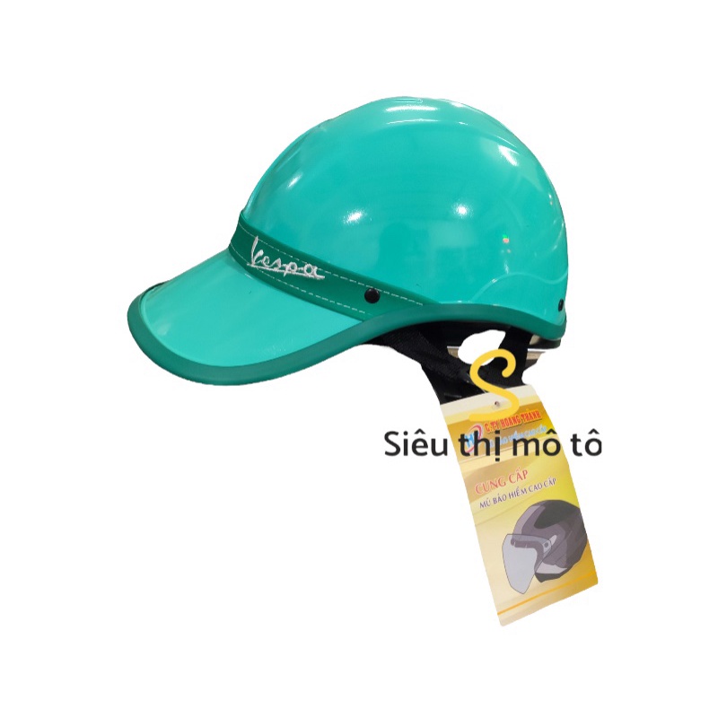 Mũ bảo hiểm Vespa viền da lưỡi trai