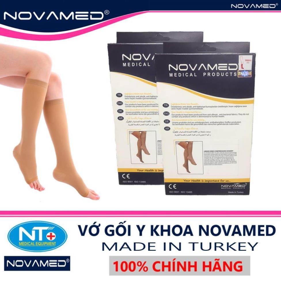 Vớ Y Khoa Đầu Gối Hỗ Trợ Điều Trị Suy Giãn Tĩnh Mạch NOVAMED