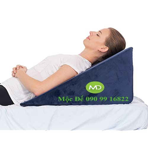 Gối Nệm Chống Trào Ngược Dạ Dày Ở Người Lớn HARU 60x60x26cm, Giúp Dễ Ngủ, Giảm Các Vấn Đề Về Tiêu Hóa