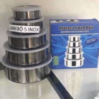Bộ thố inox 5 cái