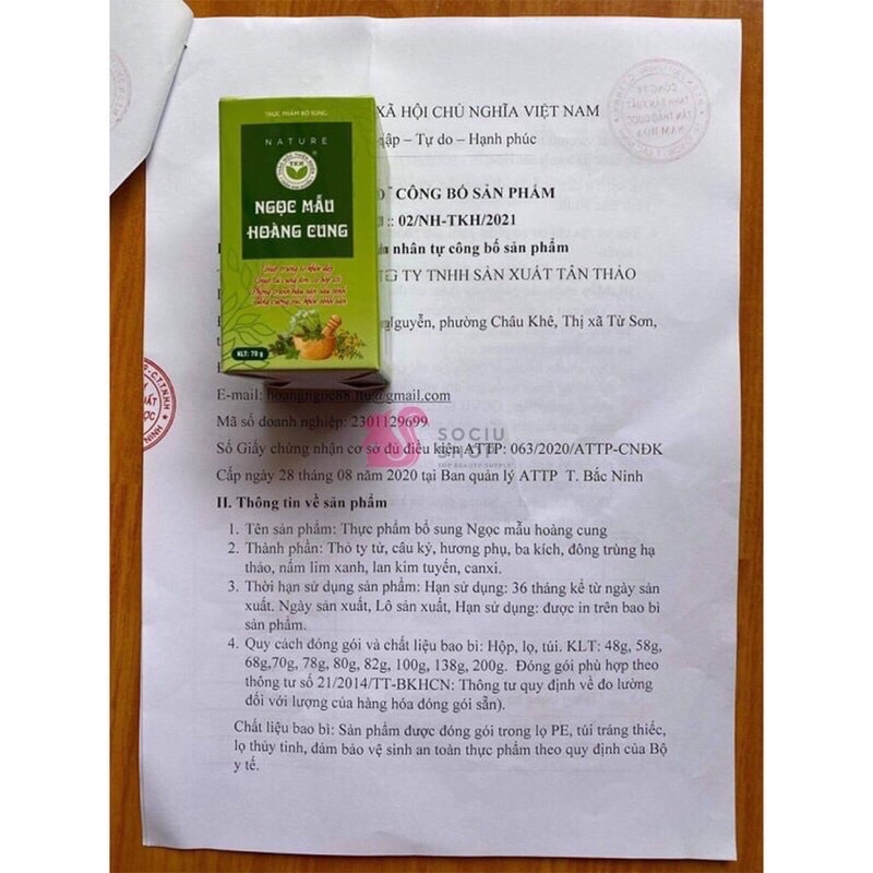 Combo ngọc mẫu hoàng cung tkh