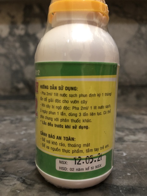 Thuốc giải độc, chống sốc cho lan - vitamin b12 50ml - ảnh sản phẩm 2