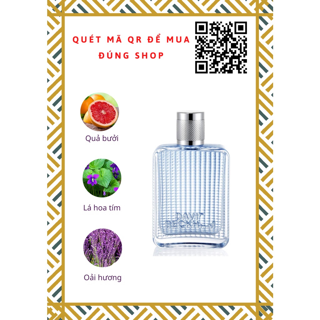 Nước hoa David Beckham the Essence chai du lịch