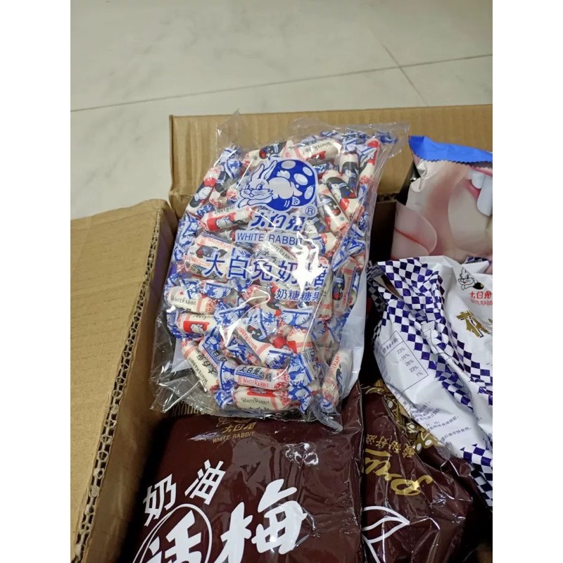 Có sẵn - gói kẹo sữa Đại bạch thỏ nổi tiếng 500g kẹo Tết