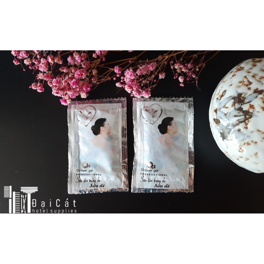 10 DÂY SỮA TẮM HOA HỒNG/SỮA DÊ DÀNH CHO NHÀ NGHỈ KHÁCH SẠN